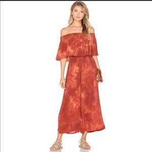 Blue Life Pandora Ruffle Jumpsuit size small